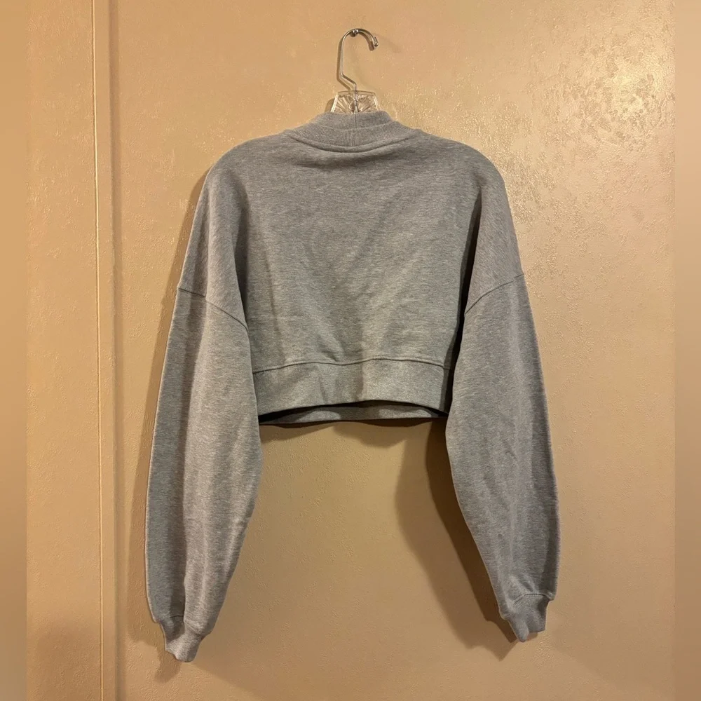Gymshark Rest Day Sweats Cropped Pullover sz S